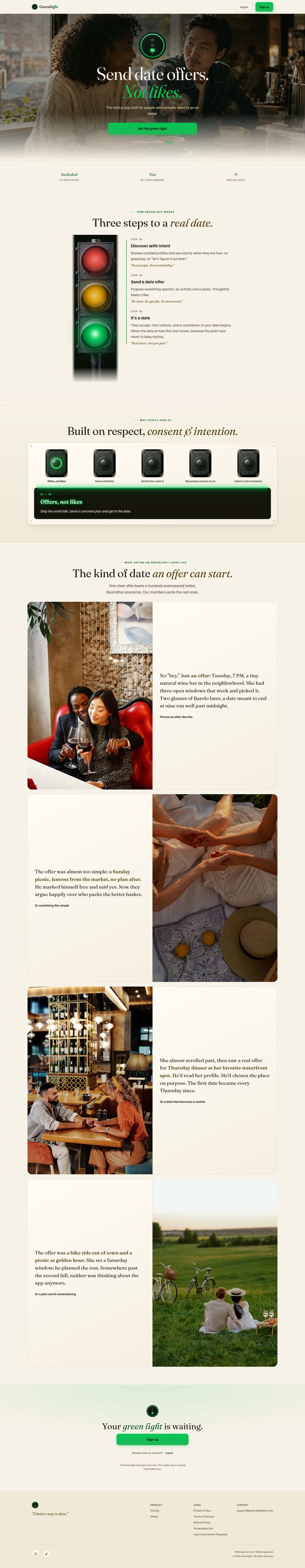 Variant 1 Warm Editorial, desktop